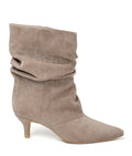 BOTINES TACÓN FINO SLOUCHY EFECTO PIEL