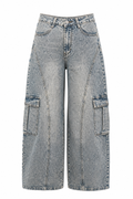 JEANS BALLOON CARGO ENVEJECIDO