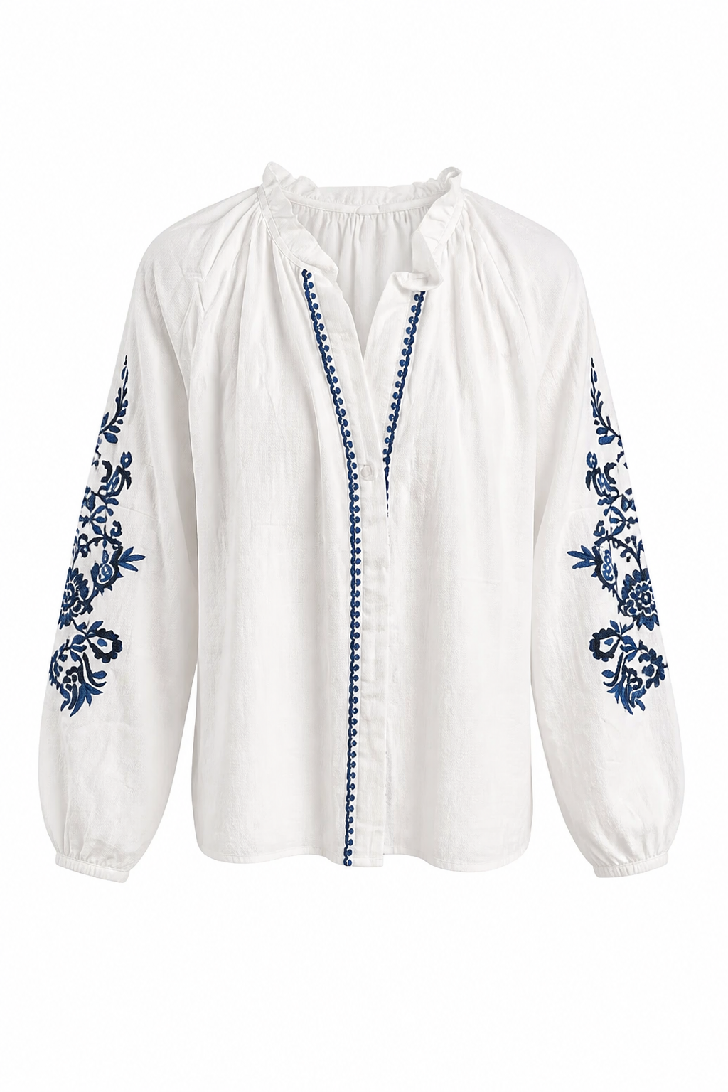 CAMISA MANGAS BORDADAS