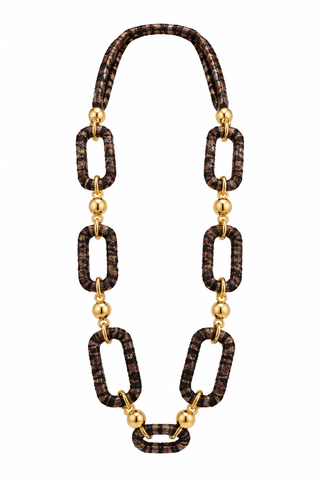 COLLAR CADENAS ANIMALPRINT