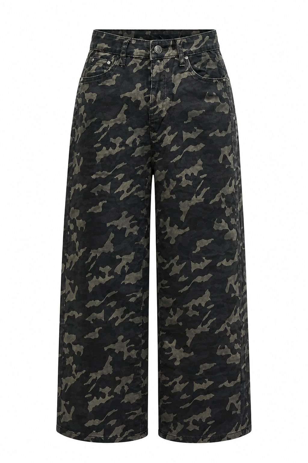 JEANS WIDE LEG MILITAR