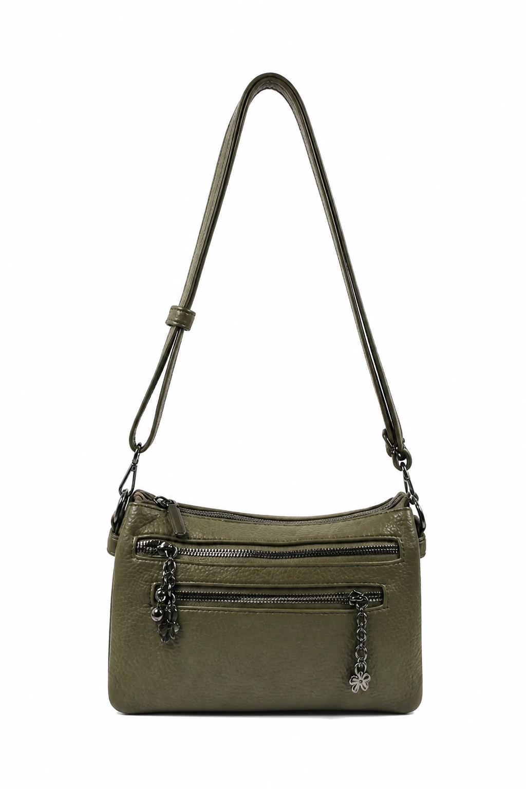 BOLSO  MULTIBOLSILLOS EFECTO PIEL