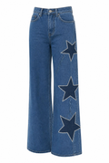 JEANS WIDE LEG ESTRELLAS
