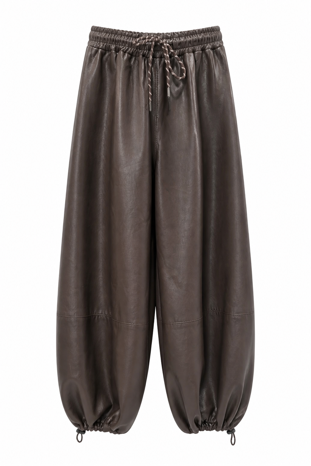 PANTALON EFECTO PIEL PUÑO