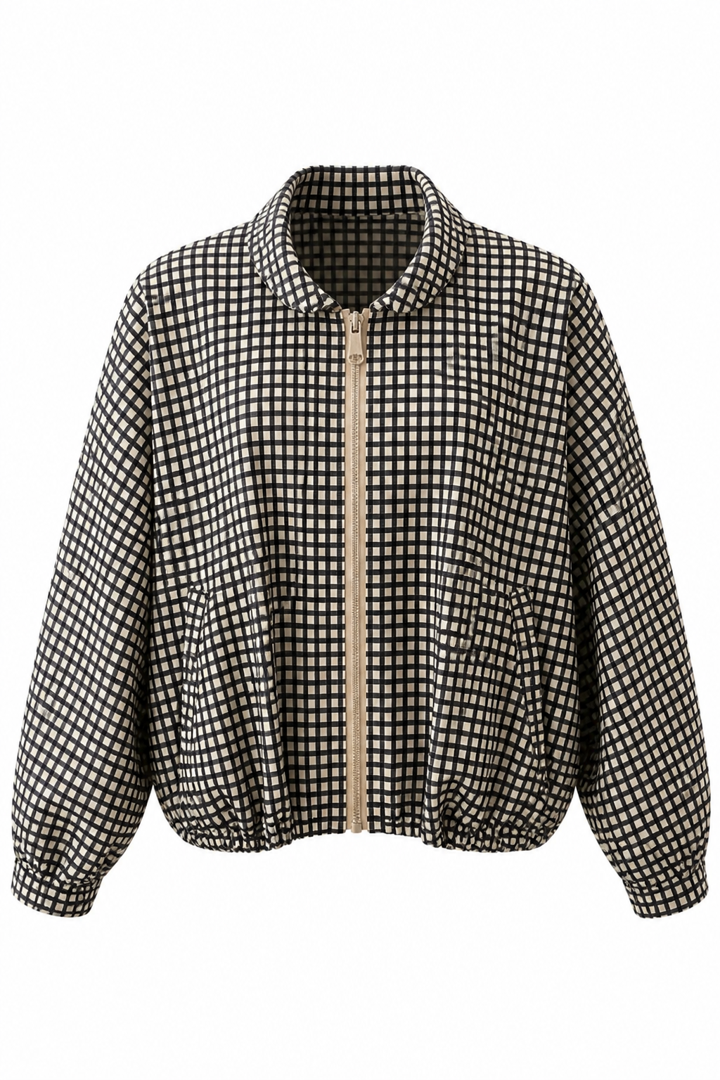CAZADORA BOMBER CUADRO