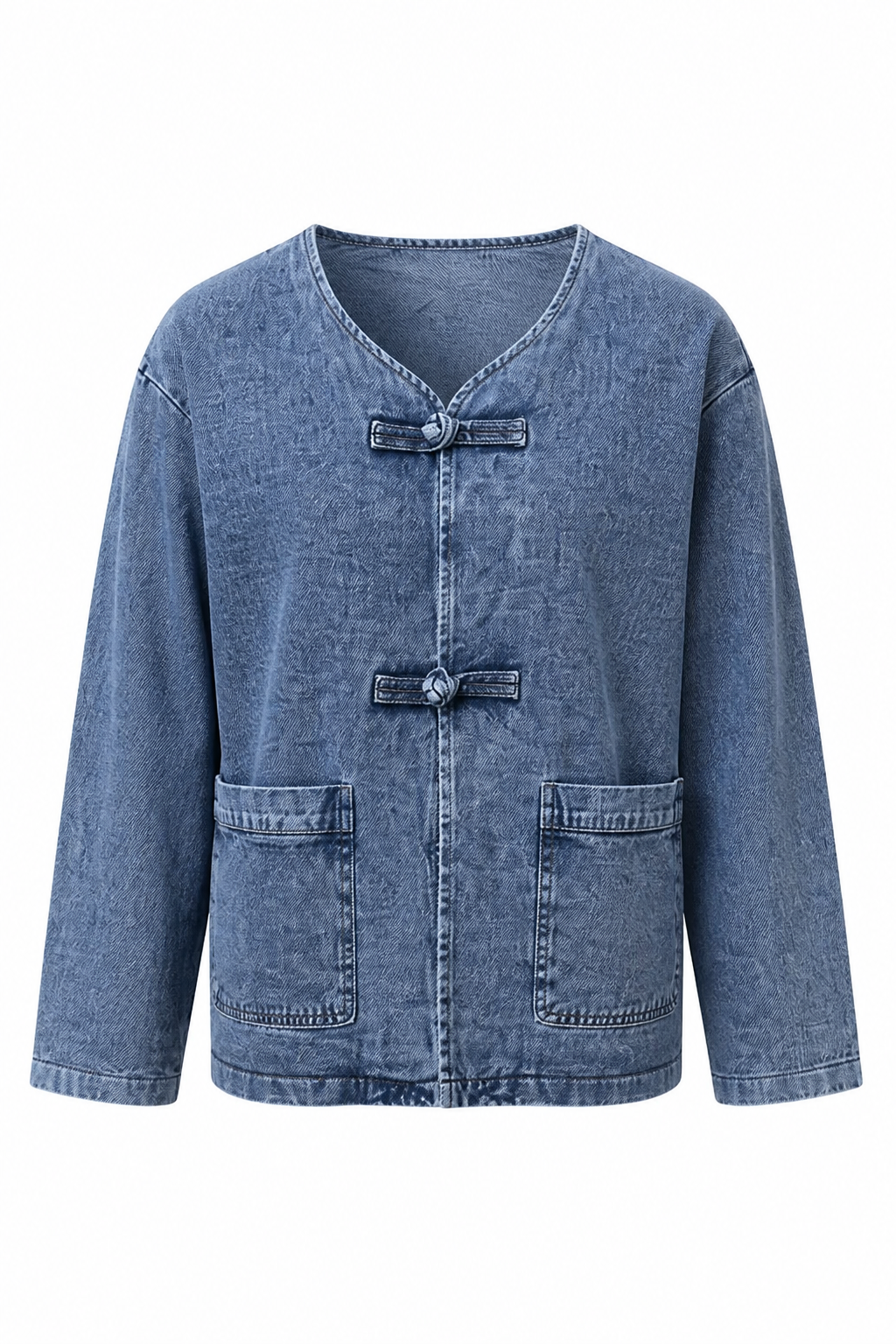 CHAQUETA DEMIN NUDO CHINO