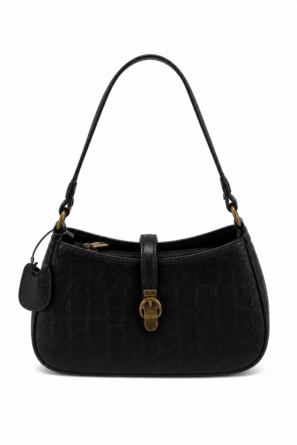 BOLSO EFECTO PIEL COCODRILO