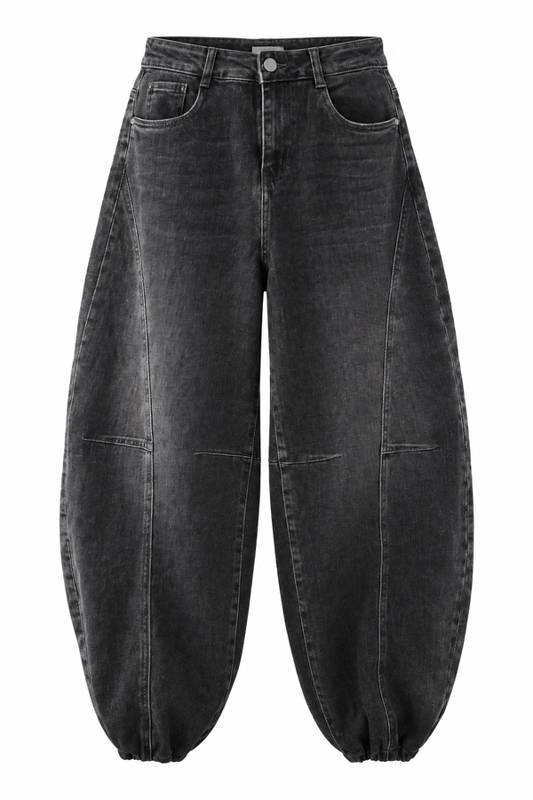 JEANS PUÑO NEGRO LAVADO