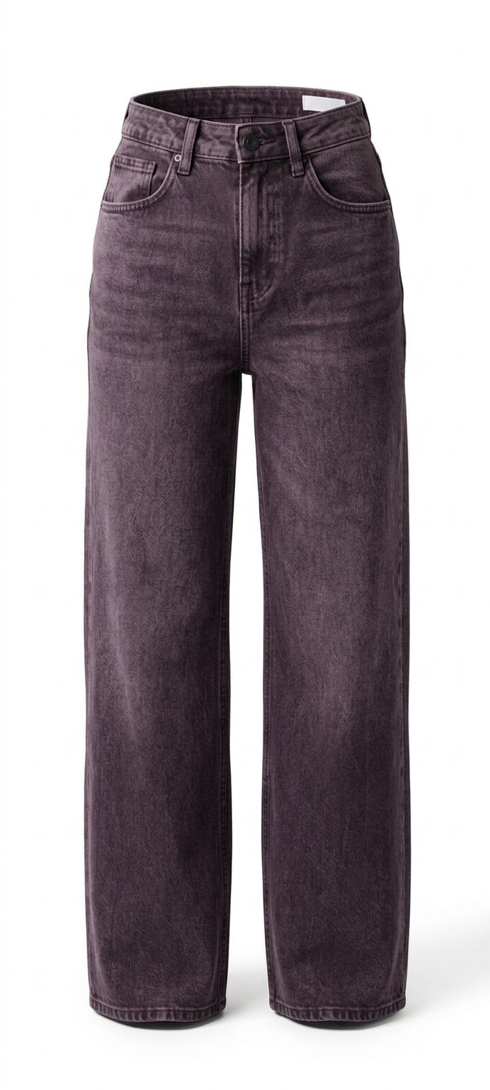 JEANS WIDE LEG EFECTO LAVADO