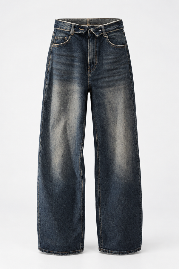 JEANS BALLOON CINTURA DOBLADA