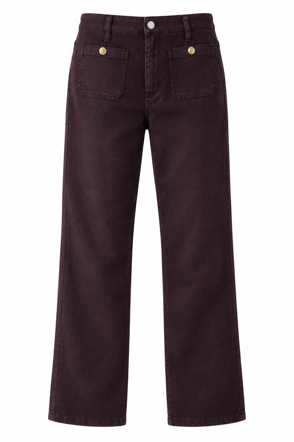 JEANS WIDE LEG BOLSILLOS