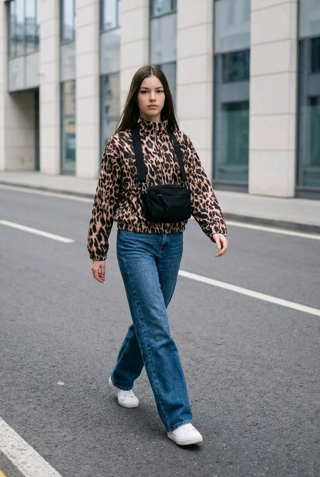 CHAQUETA CORTAVIENTO ANIMALPRINT