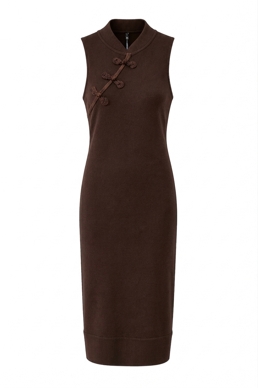 VESTIDO PUNTO NUDO CHINO
