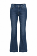 JEANS FLARE BOLSILLOS TAPETA Y BOTON