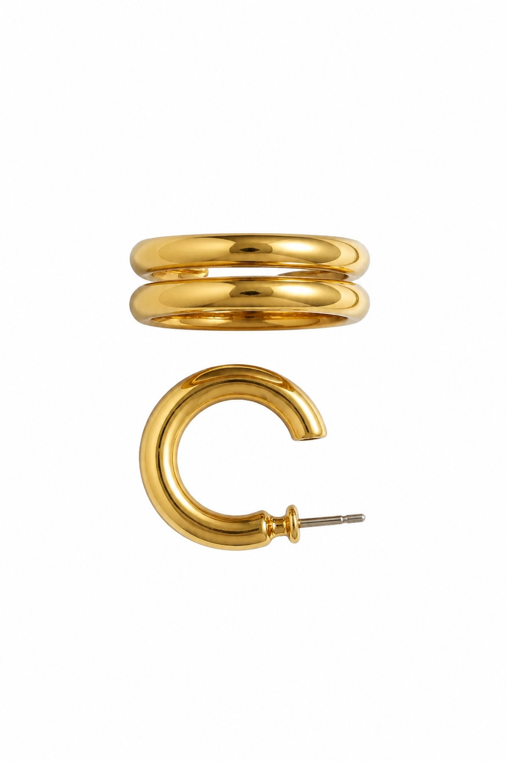 PENDIENTES DOBLE ARO