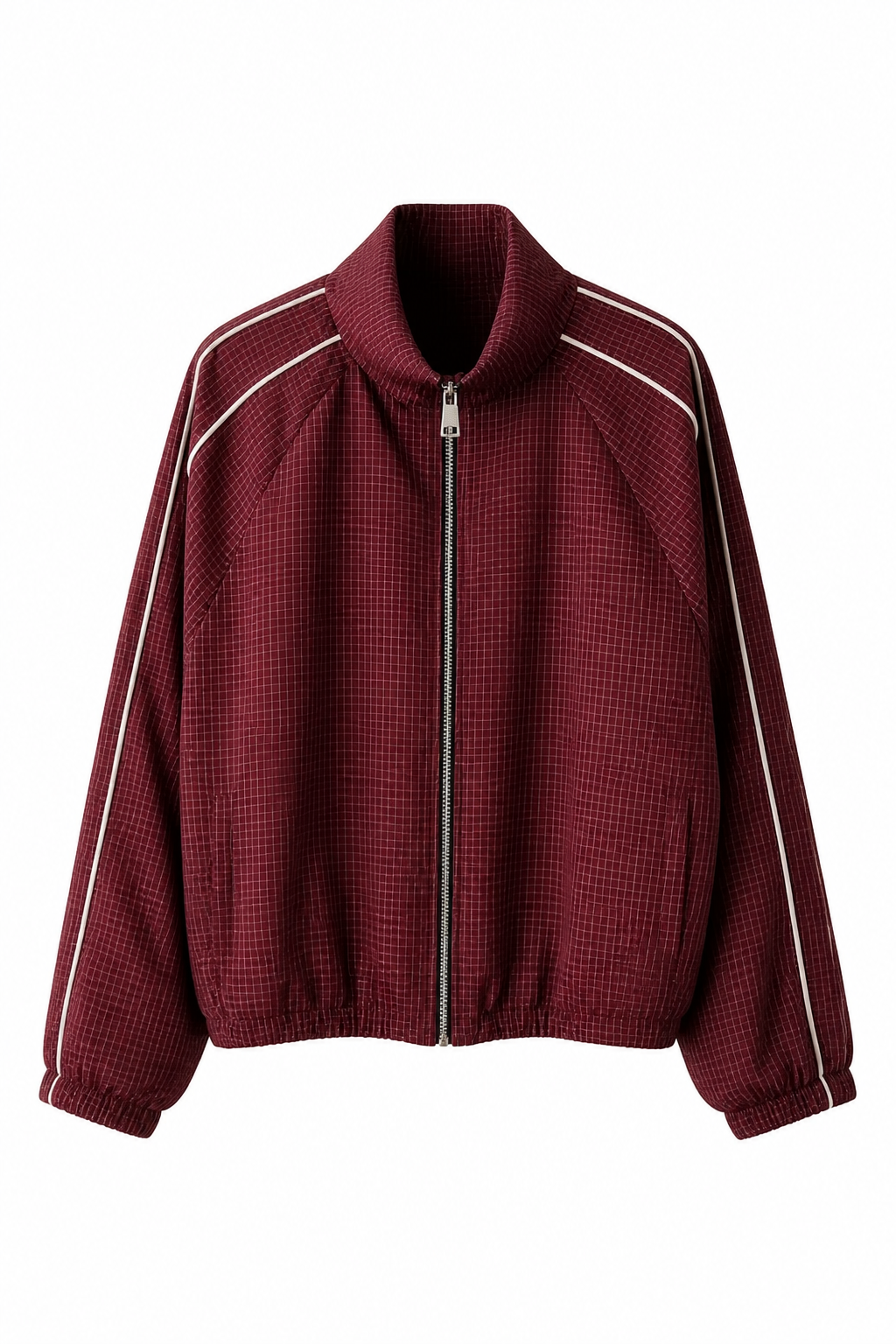 CAZADORA BOMBER CUADROS