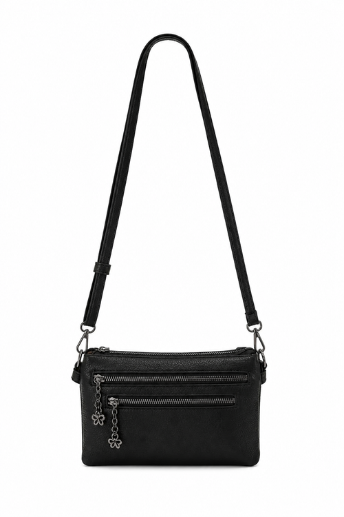 BOLSO  MULTIBOLSILLOS EFECTO PIEL