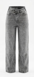 JEANS WIDE LEG CINTURA CRUZADA