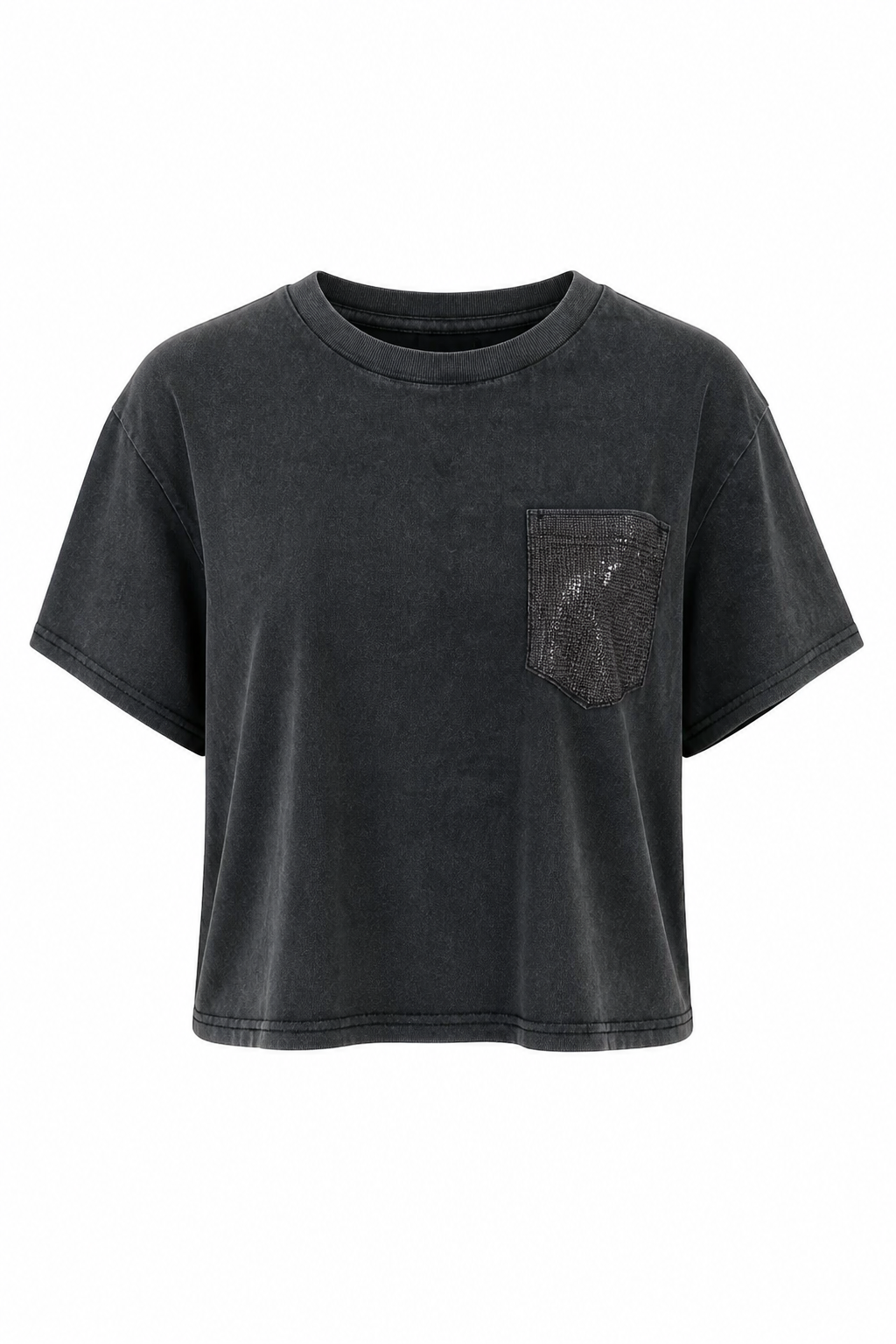 CAMISETA BOLSILLO BRILLOS