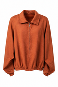 CHAQUETA BOMBER EFECTO RASO