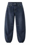 JEANS BARREL PUÑO ESTRUCTURA RODILLA