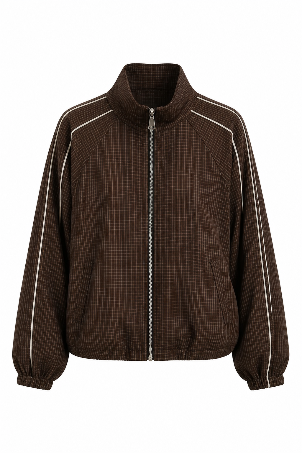 CAZADORA BOMBER CUADROS