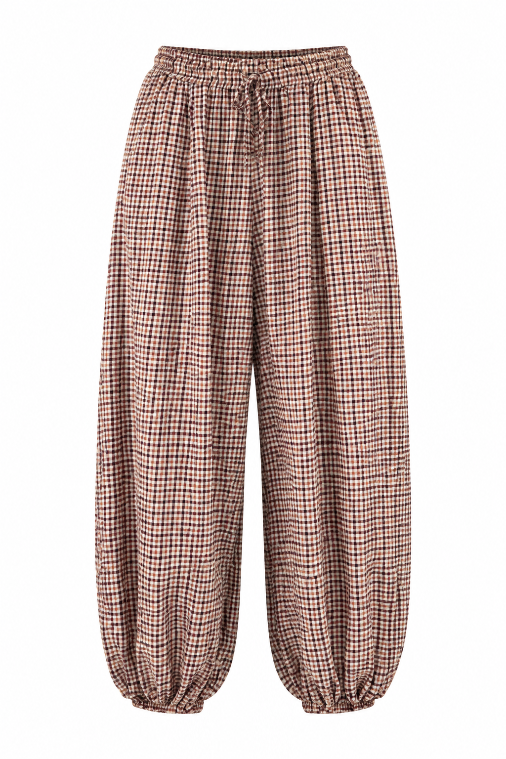 PANTALÓN BOMBACHO CUADROS VICHY