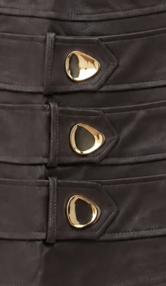 FALDA PANTALON EFECTO PIEL