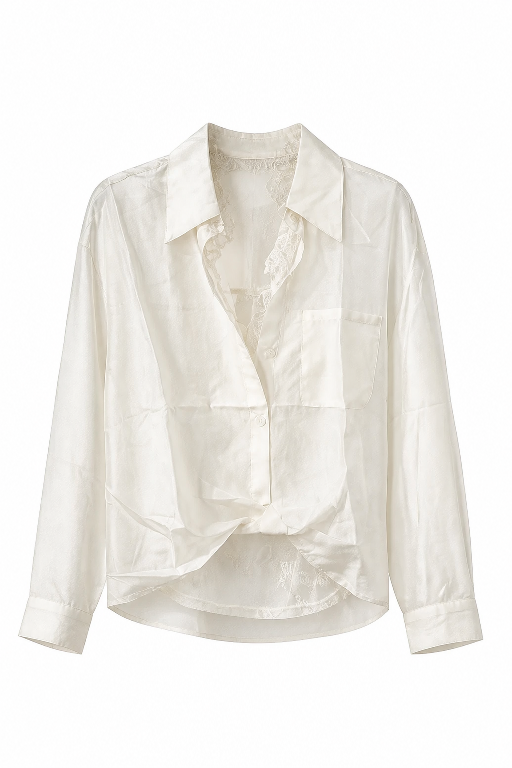 CAMISA CON ENCAJE