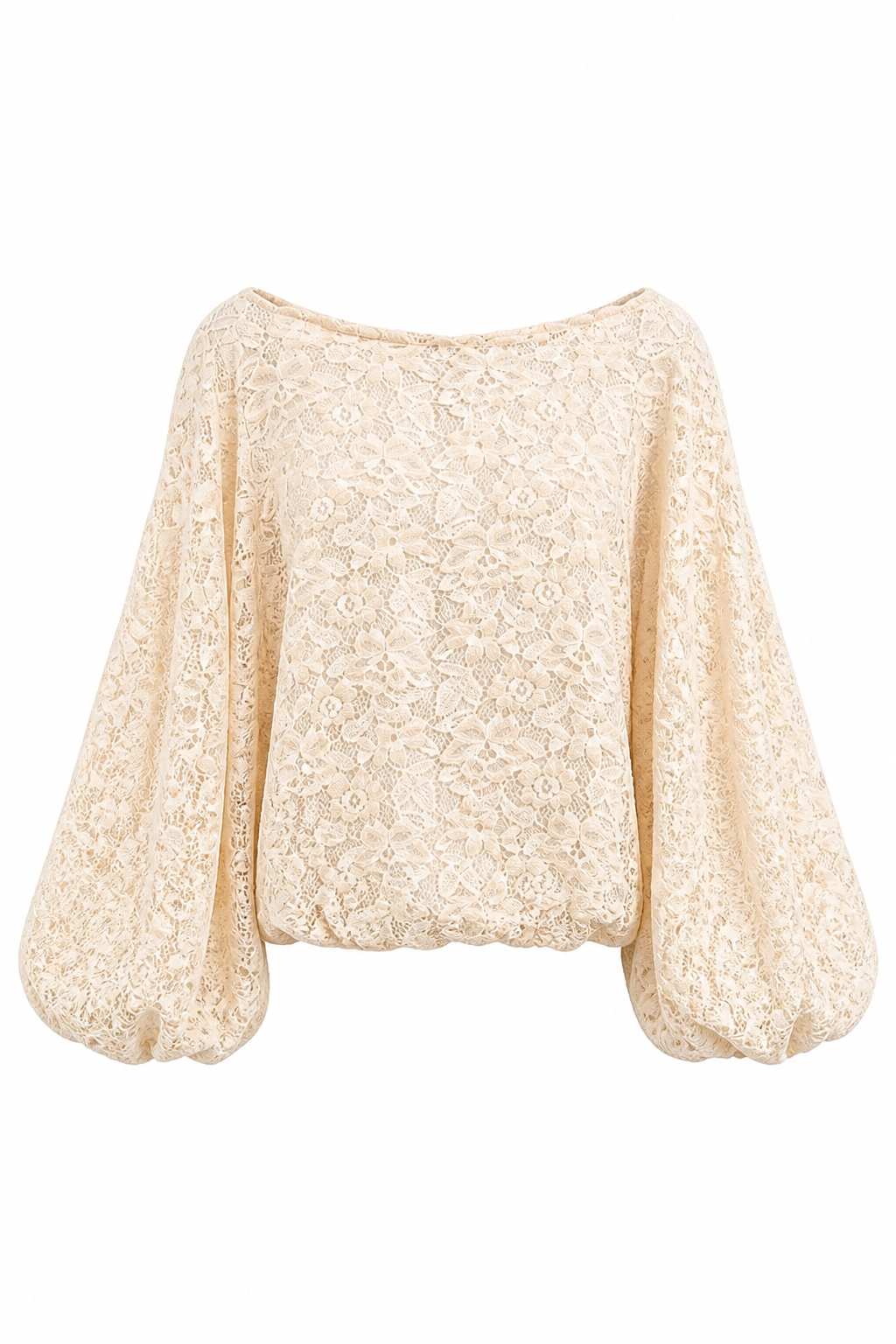 BLUSA BLONDA MANGA GLOBO