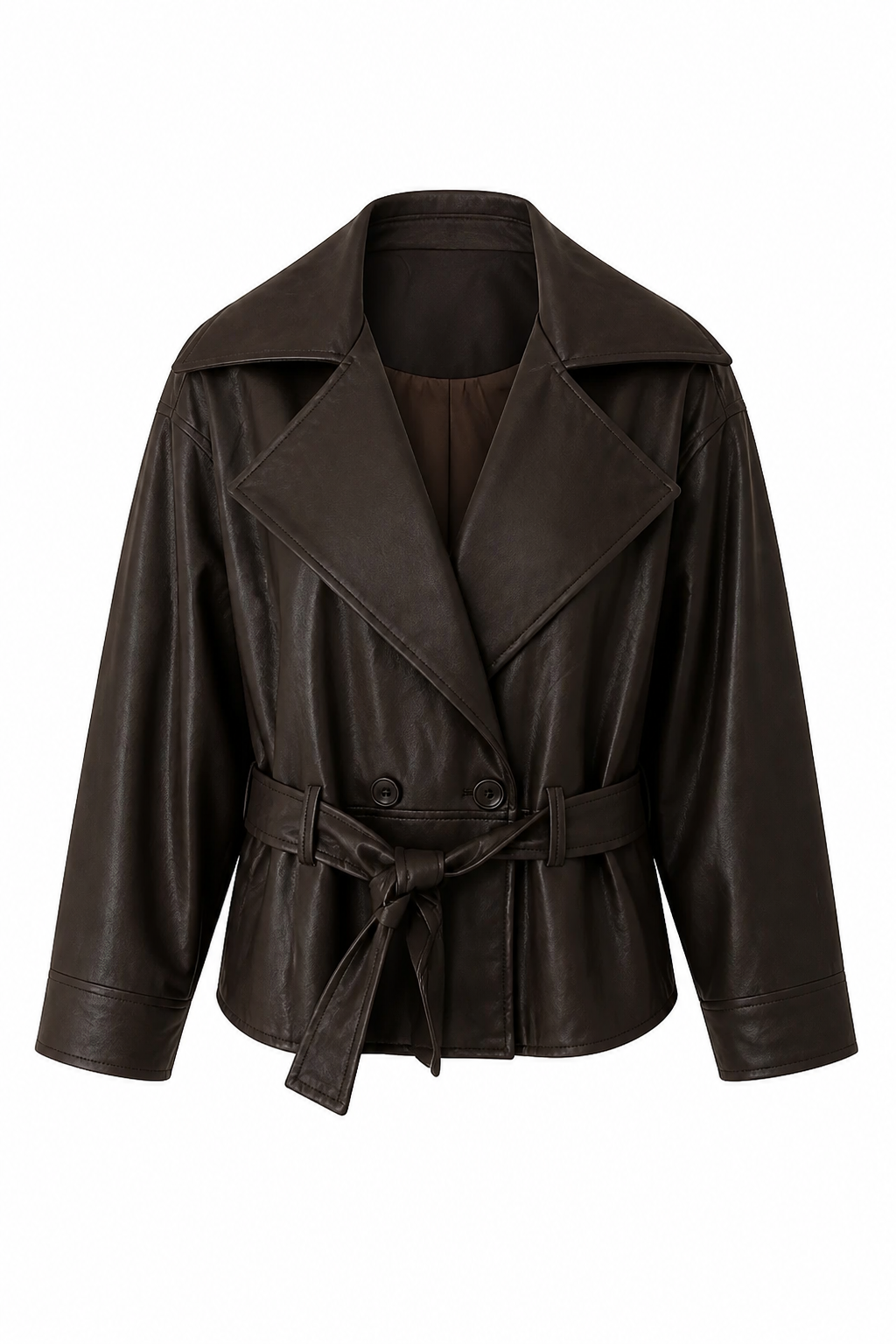 CHAQUETA EFECTO PIEL