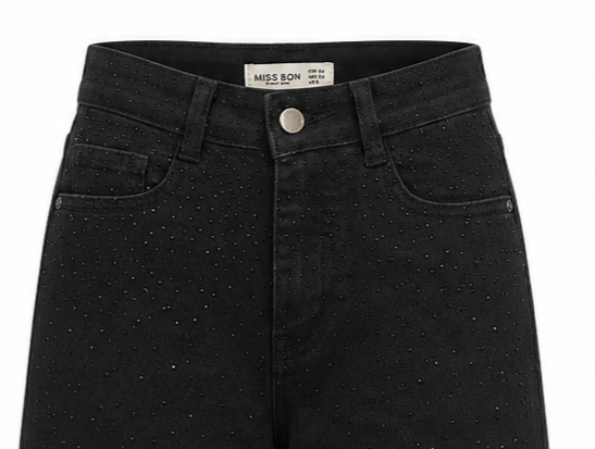 JEANS WIDE LEG BRILLO