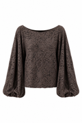 BLUSA BLONDA MANGA GLOBO