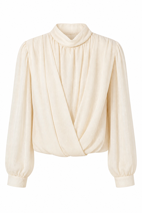 BLUSA GASA CUELLO PERKIN