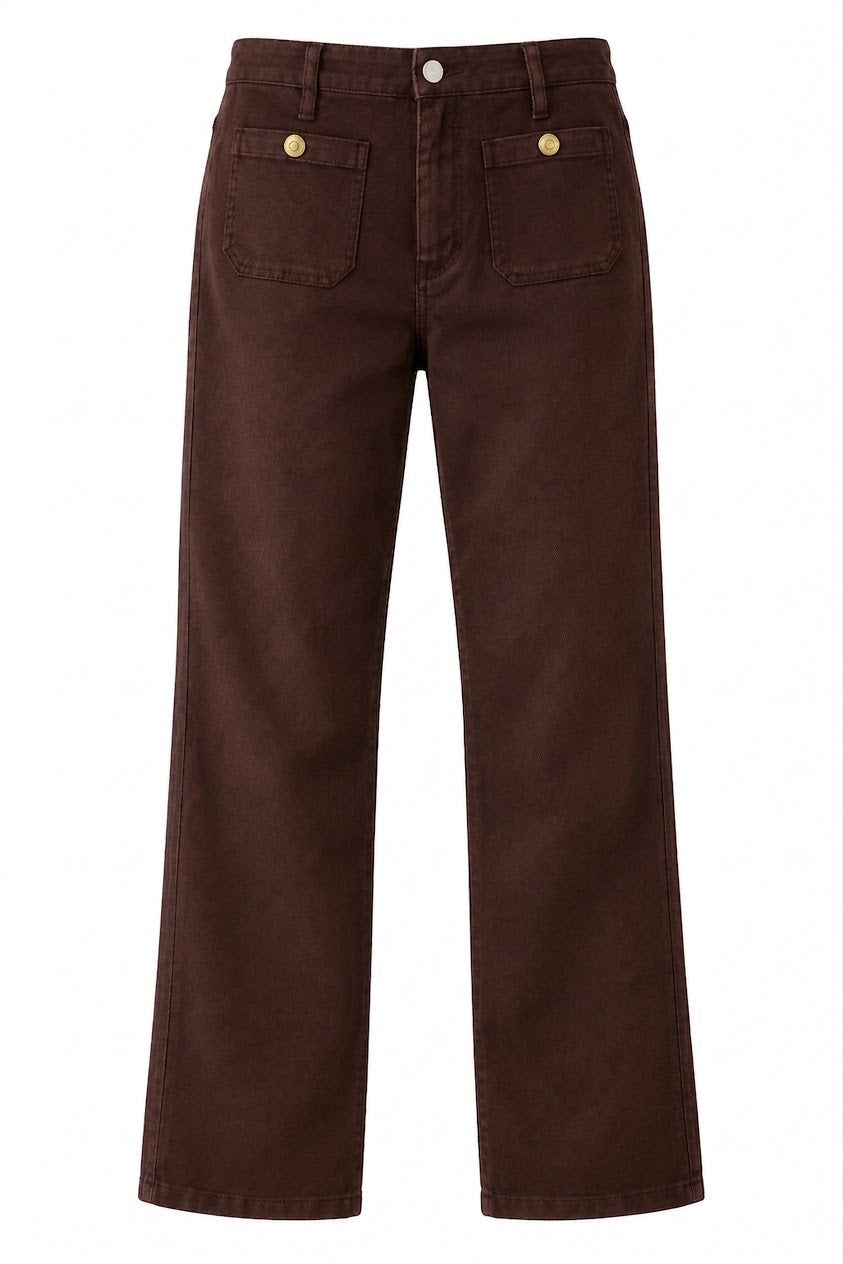 JEANS WIDE LEG BOLSILLOS